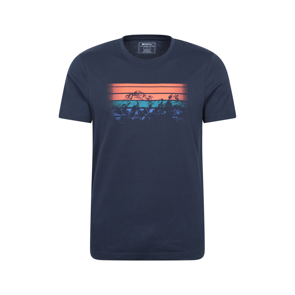 Dark Blue - Front - Mountain Warehouse Mens Sunrise T-Shirt