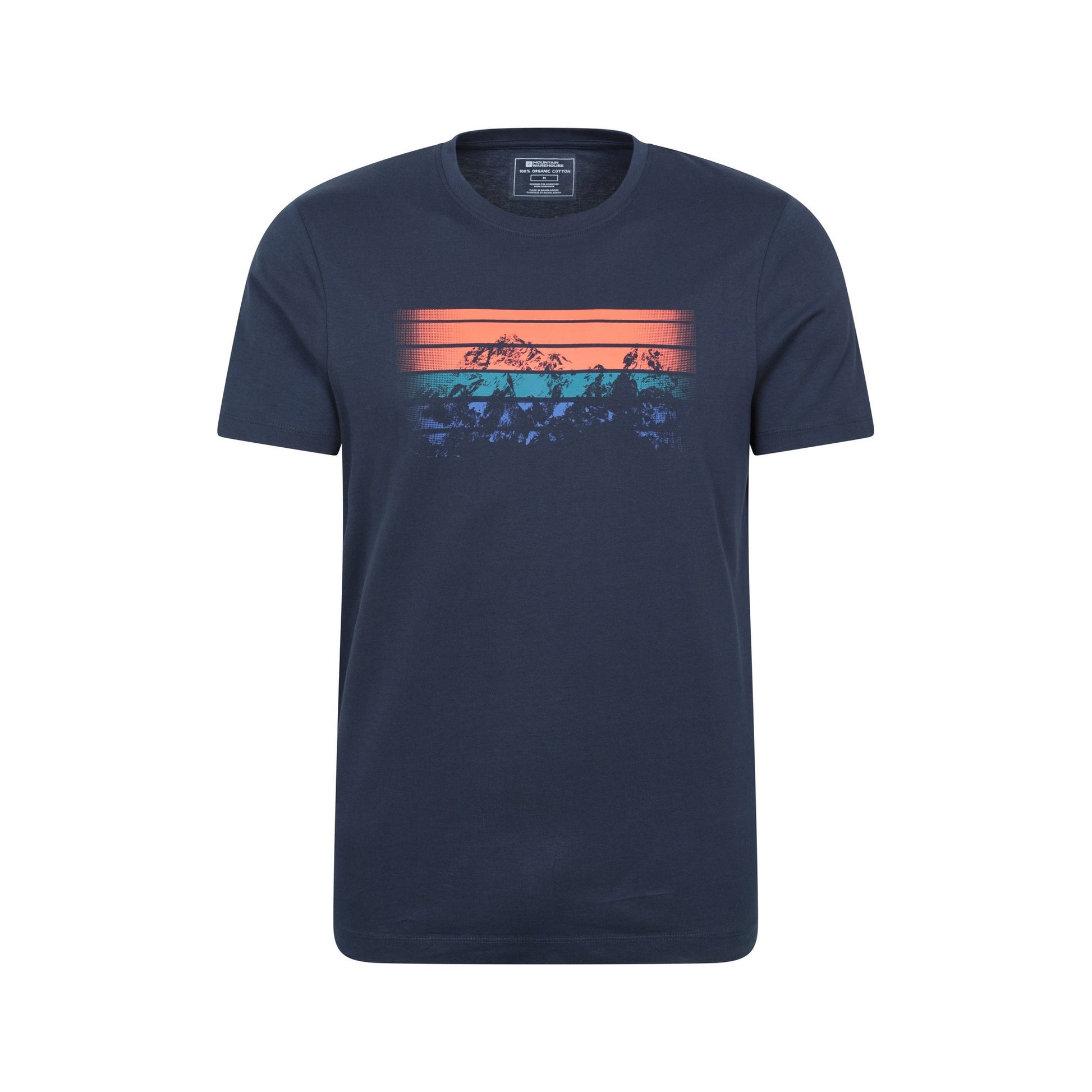 Dark Blue - Front - Mountain Warehouse Mens Sunrise T-Shirt