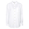 White - Front - Mountain Warehouse Womens-Ladies Santiago Oversized Shirt