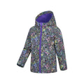 Dark Blue - Lifestyle - Mountain Warehouse Childrens-Kids Exodus Water Resistant Soft Shell Jacket