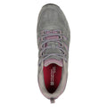 Grey-Pink - Pack Shot - Mountain Warehouse Womens-Ladies Aspect Leather IsoGrip Shoes