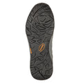 Grey-Pink - Close up - Mountain Warehouse Womens-Ladies Aspect Leather IsoGrip Shoes
