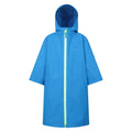 Blue - Front - Mountain Warehouse Childrens-Kids Coastline Water Resistant Changing Robe