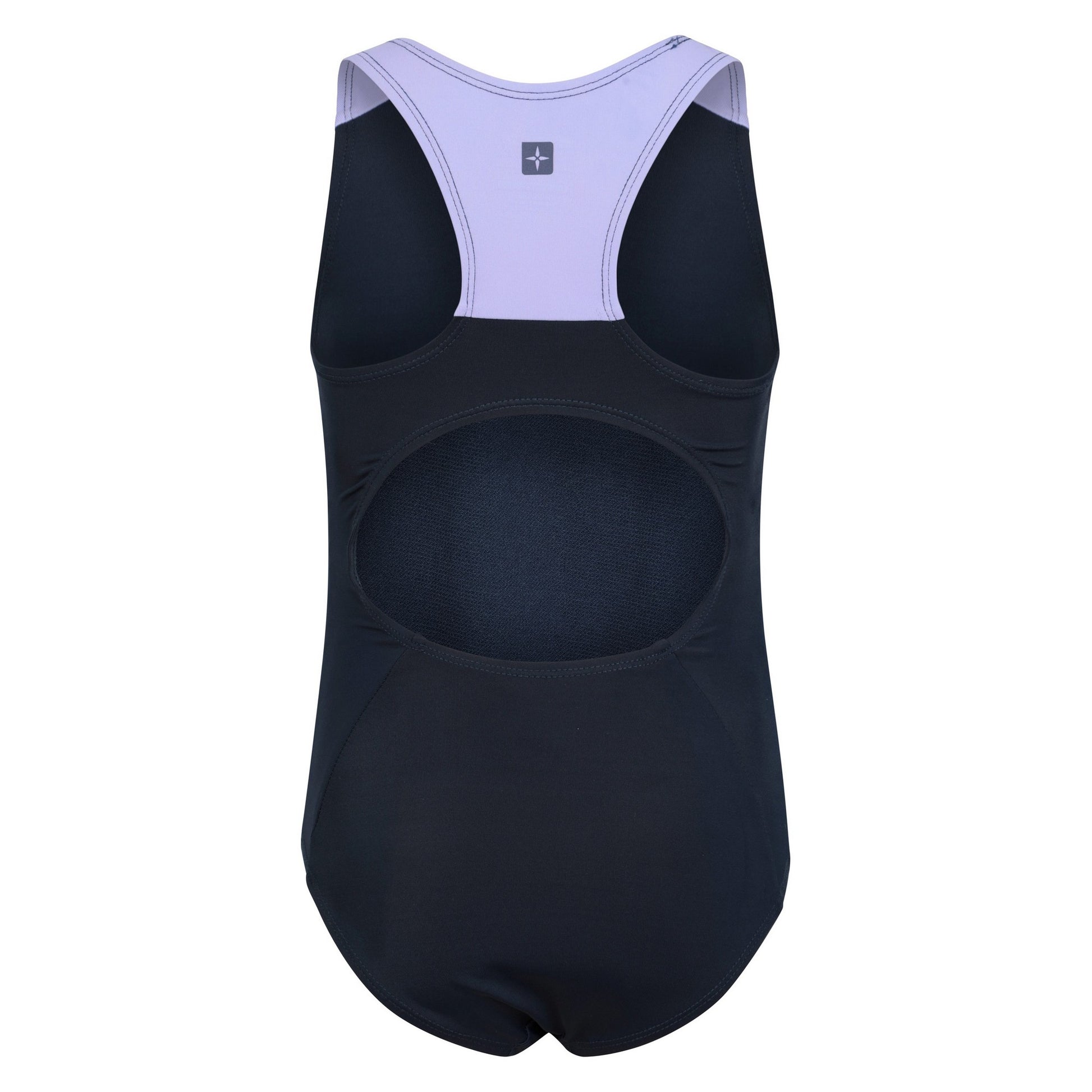 Navy - Back - Mountain Warehouse Girls Sporty One Piece Swimsuit