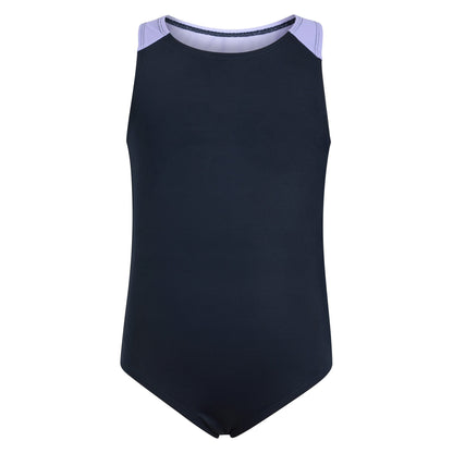 Navy - Front - Mountain Warehouse Girls Sporty One Piece Swimsuit