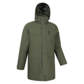 Green - Side - Mountain Warehouse Mens Reid Waterproof Padded Jacket