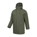 Green - Lifestyle - Mountain Warehouse Mens Reid Waterproof Padded Jacket