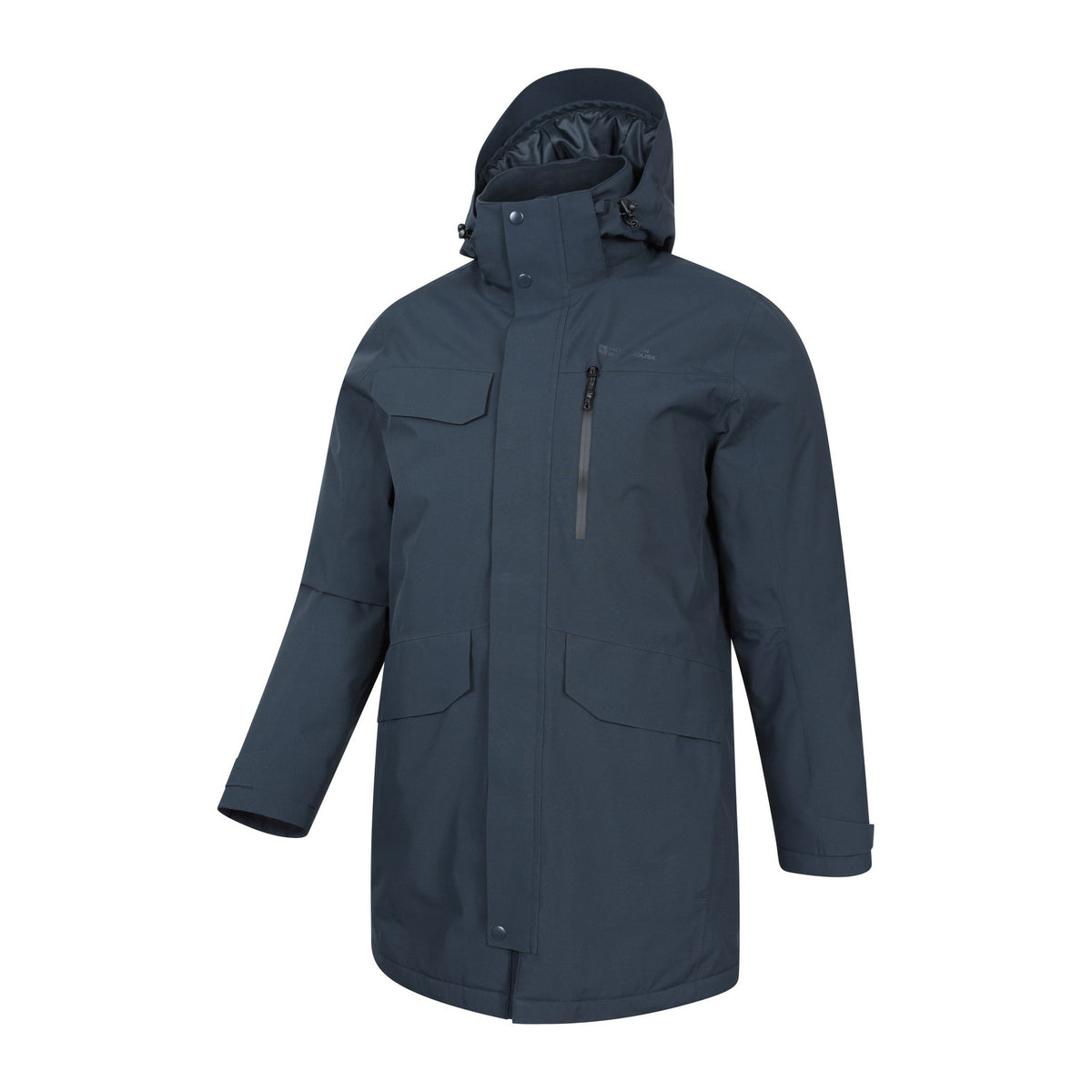 Navy - Lifestyle - Mountain Warehouse Mens Reid Waterproof Padded Jacket