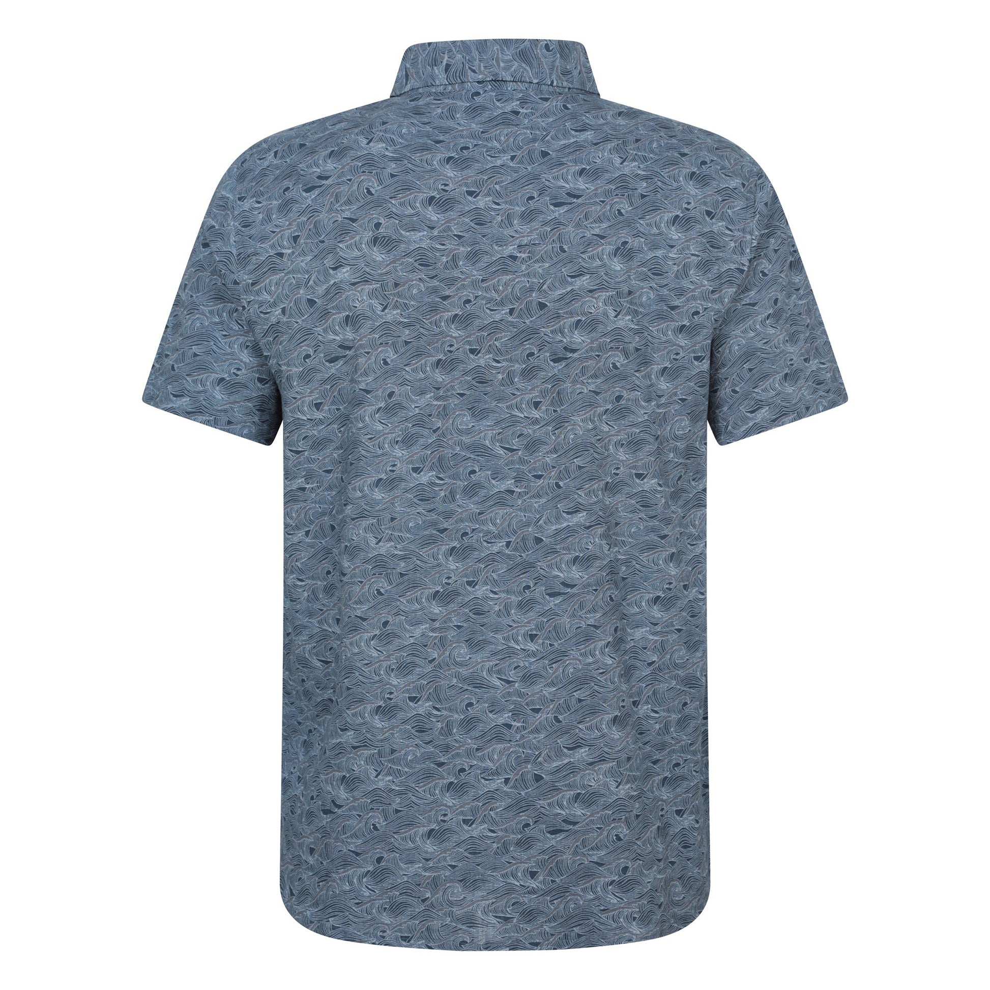 Navy - Back - Mountain Warehouse Mens Preston Illustration Shirt