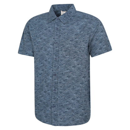 Navy - Lifestyle - Mountain Warehouse Mens Preston Illustration Shirt