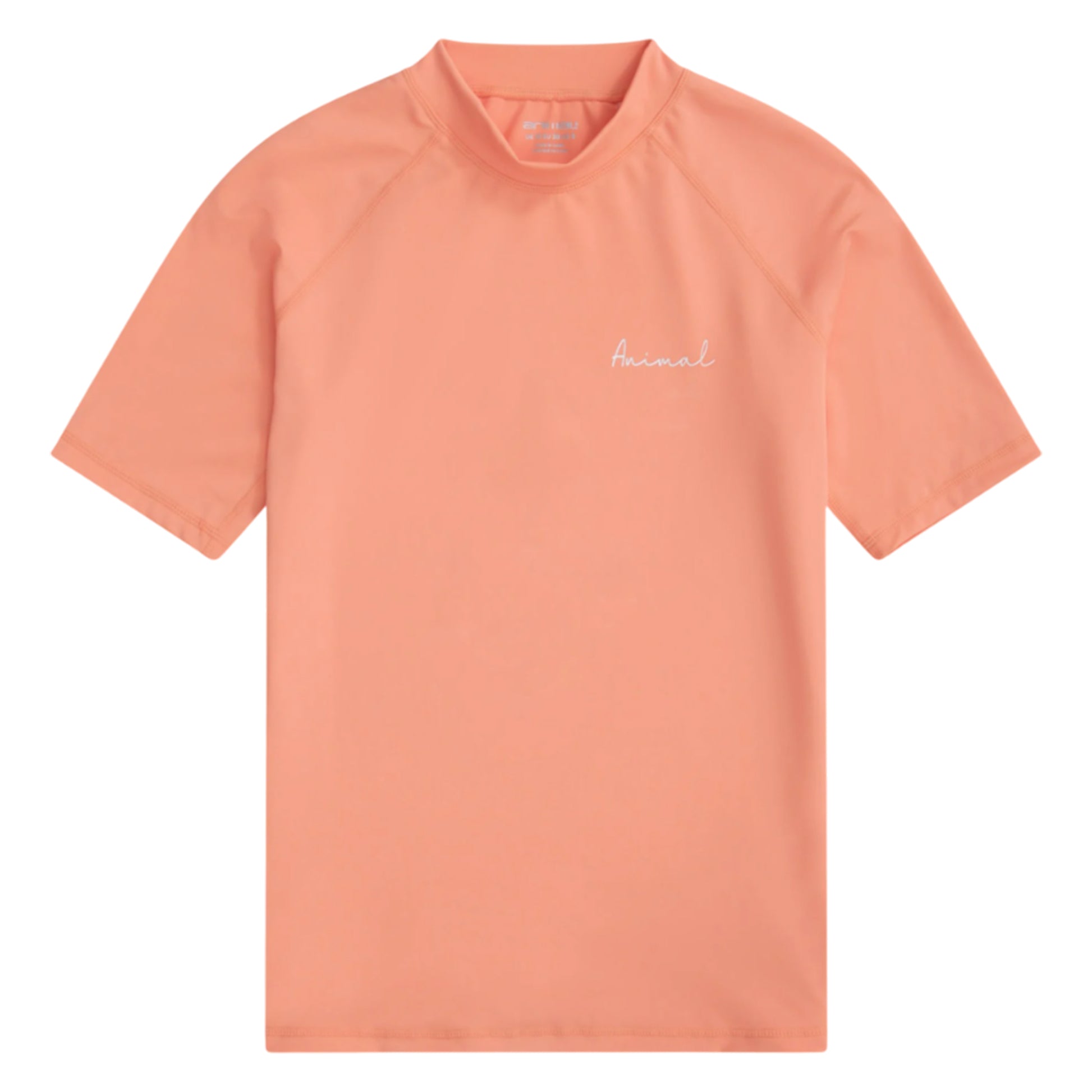 Light Pink - Front - Animal Womens-Ladies Daisy Logo Rash Top