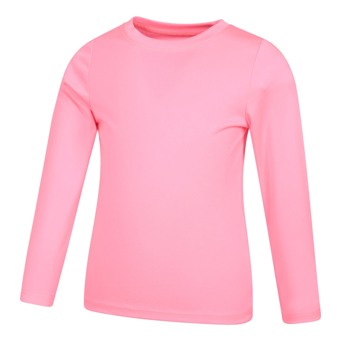 Bright Pink - Lifestyle - Mountain Warehouse Childrens-Kids Aqua Long-Sleeved Swimming T-Shirt