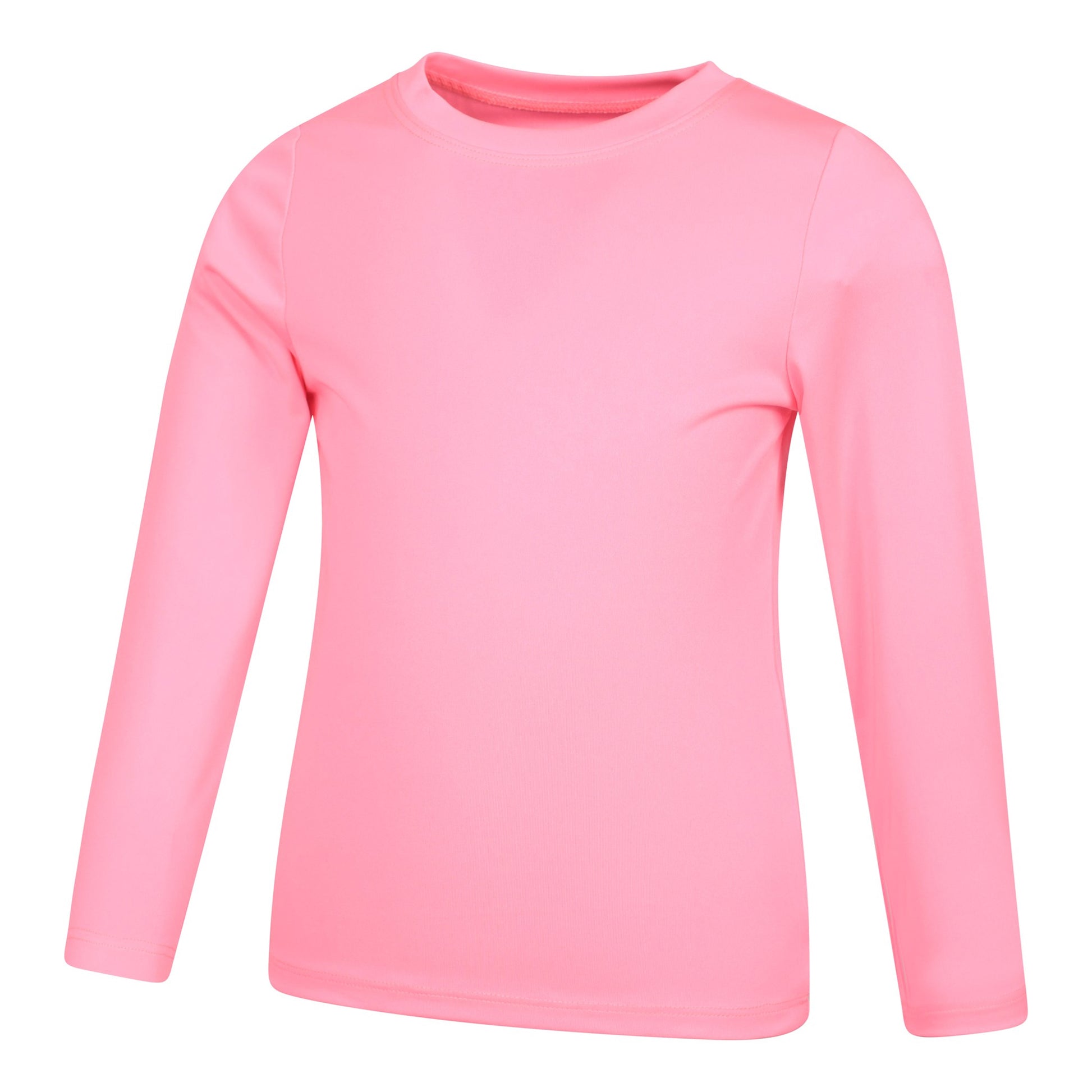 Bright Pink - Lifestyle - Mountain Warehouse Childrens-Kids Aqua Long-Sleeved Swimming T-Shirt