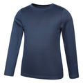 Navy - Lifestyle - Mountain Warehouse Childrens-Kids Aqua Long-Sleeved Swimming T-Shirt