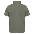 Green - Back - Mountain Warehouse Childrens-Kids Slub Polo Shirt