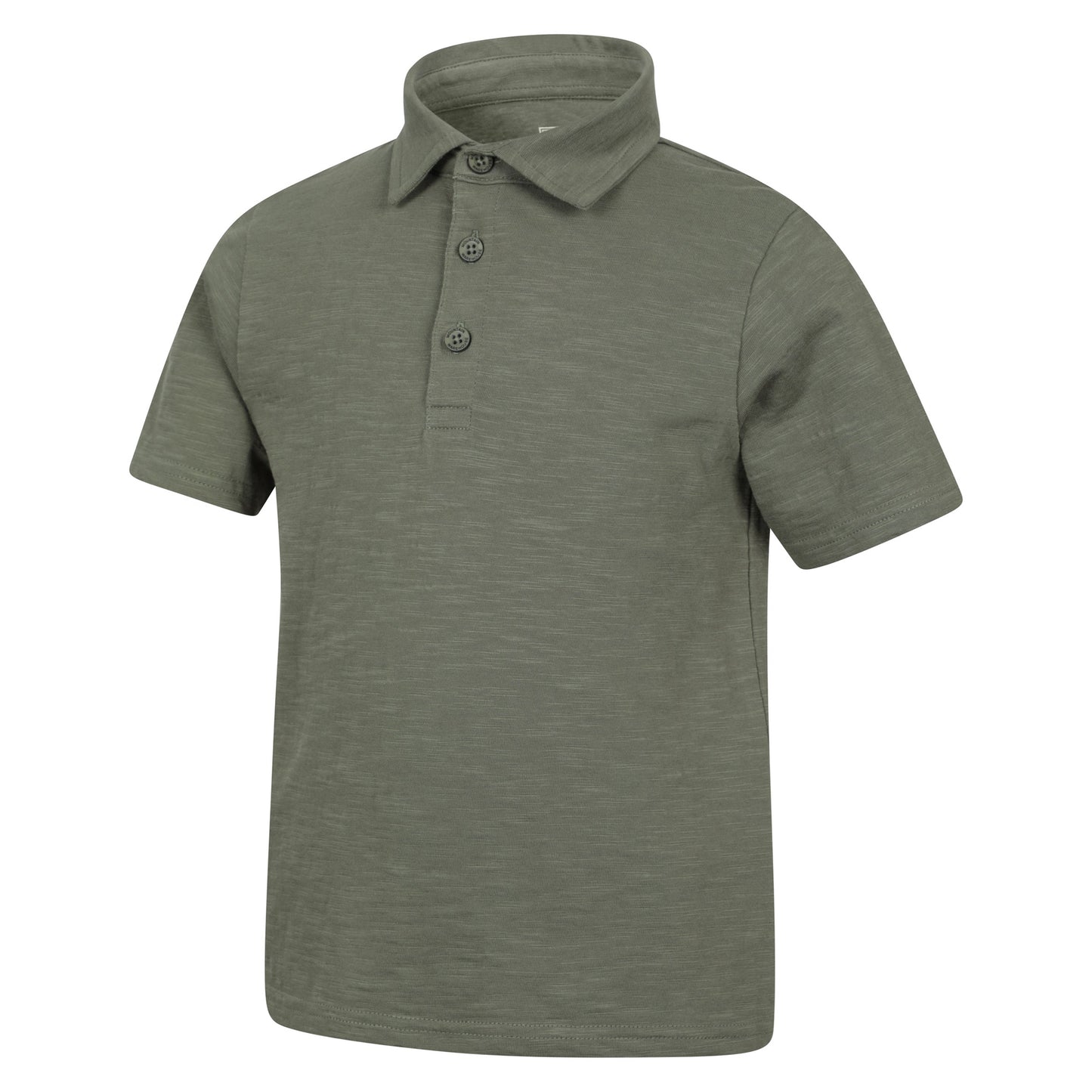 Green - Lifestyle - Mountain Warehouse Childrens-Kids Slub Polo Shirt