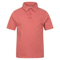 Rust - Front - Mountain Warehouse Childrens-Kids Slub Polo Shirt