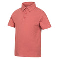 Rust - Lifestyle - Mountain Warehouse Childrens-Kids Slub Polo Shirt