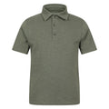 Green - Front - Mountain Warehouse Childrens-Kids Slub Polo Shirt