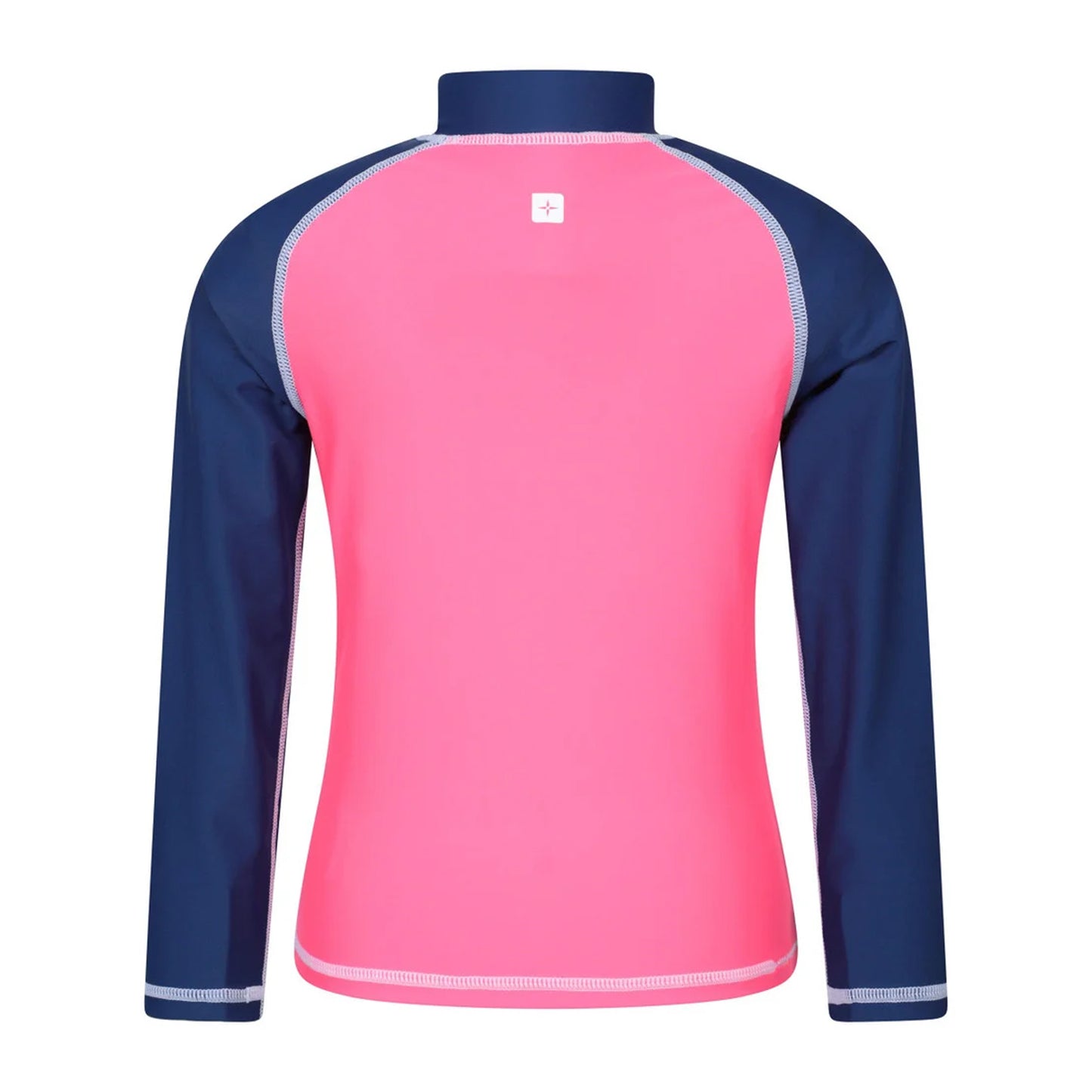 Dark Pink - Back - Mountain Warehouse Childrens-Kids Long-Sleeved Rash Top