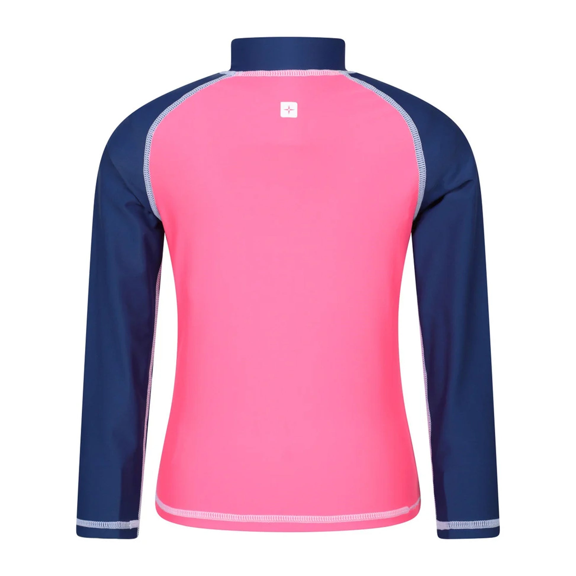 Dark Pink - Back - Mountain Warehouse Childrens-Kids Long-Sleeved Rash Top