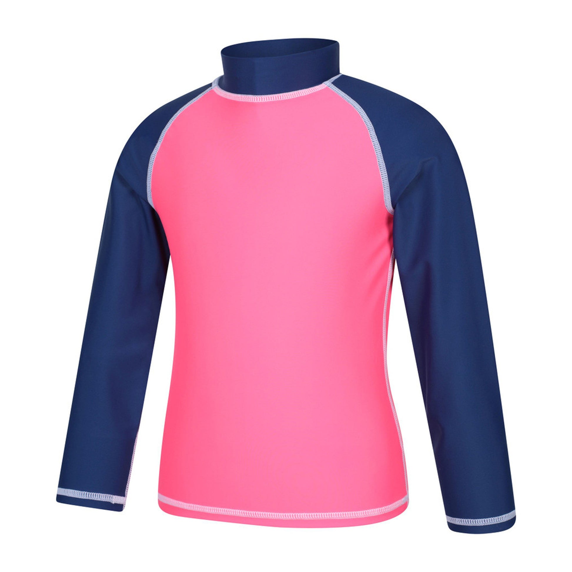 Dark Pink - Lifestyle - Mountain Warehouse Childrens-Kids Long-Sleeved Rash Top
