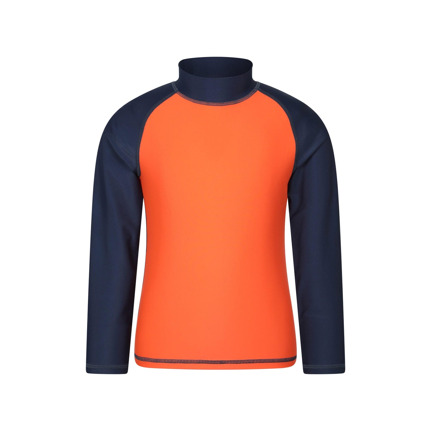 Orange - Front - Mountain Warehouse Childrens-Kids Long-Sleeved Rash Top