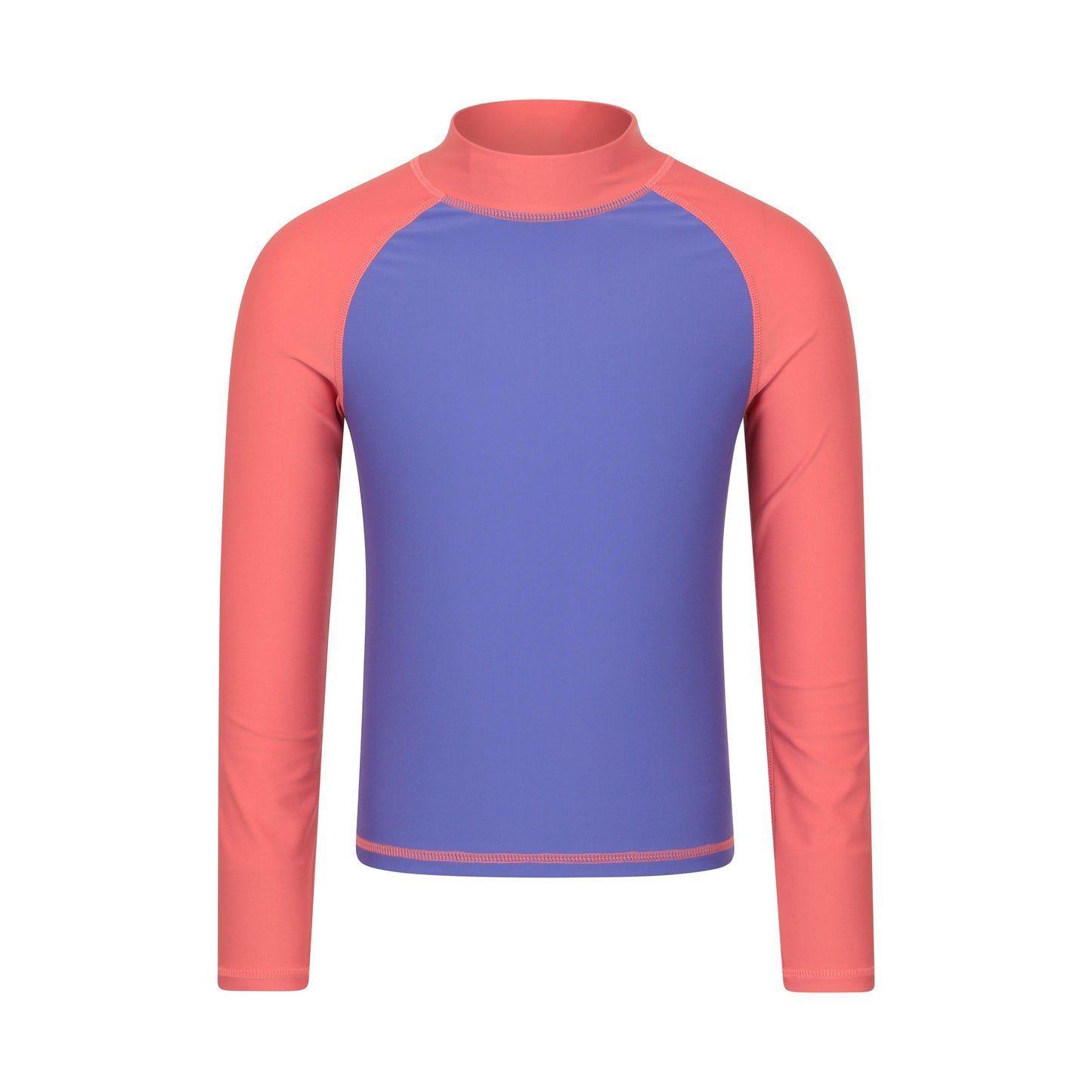 Purple - Front - Mountain Warehouse Childrens-Kids Long-Sleeved Rash Top