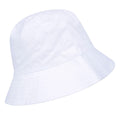 White - Side - Mountain Warehouse Womens-Ladies Coastal Bucket Hat