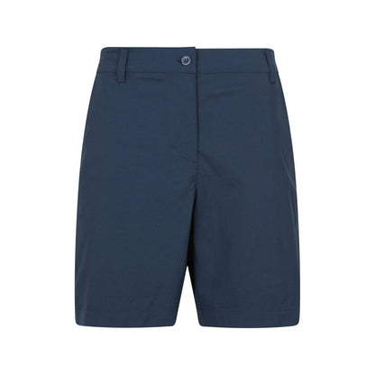 Navy - Front - Mountain Warehouse Womens-Ladies Delta Stretch Shorts