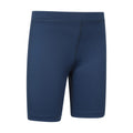 Navy - Side - Mountain Warehouse Childrens-Kids Flick Flack Cycling Shorts