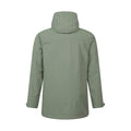 Green - Back - Mountain Warehouse Mens Hastings Long Waterproof Jacket
