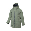 Green - Lifestyle - Mountain Warehouse Mens Hastings Long Waterproof Jacket