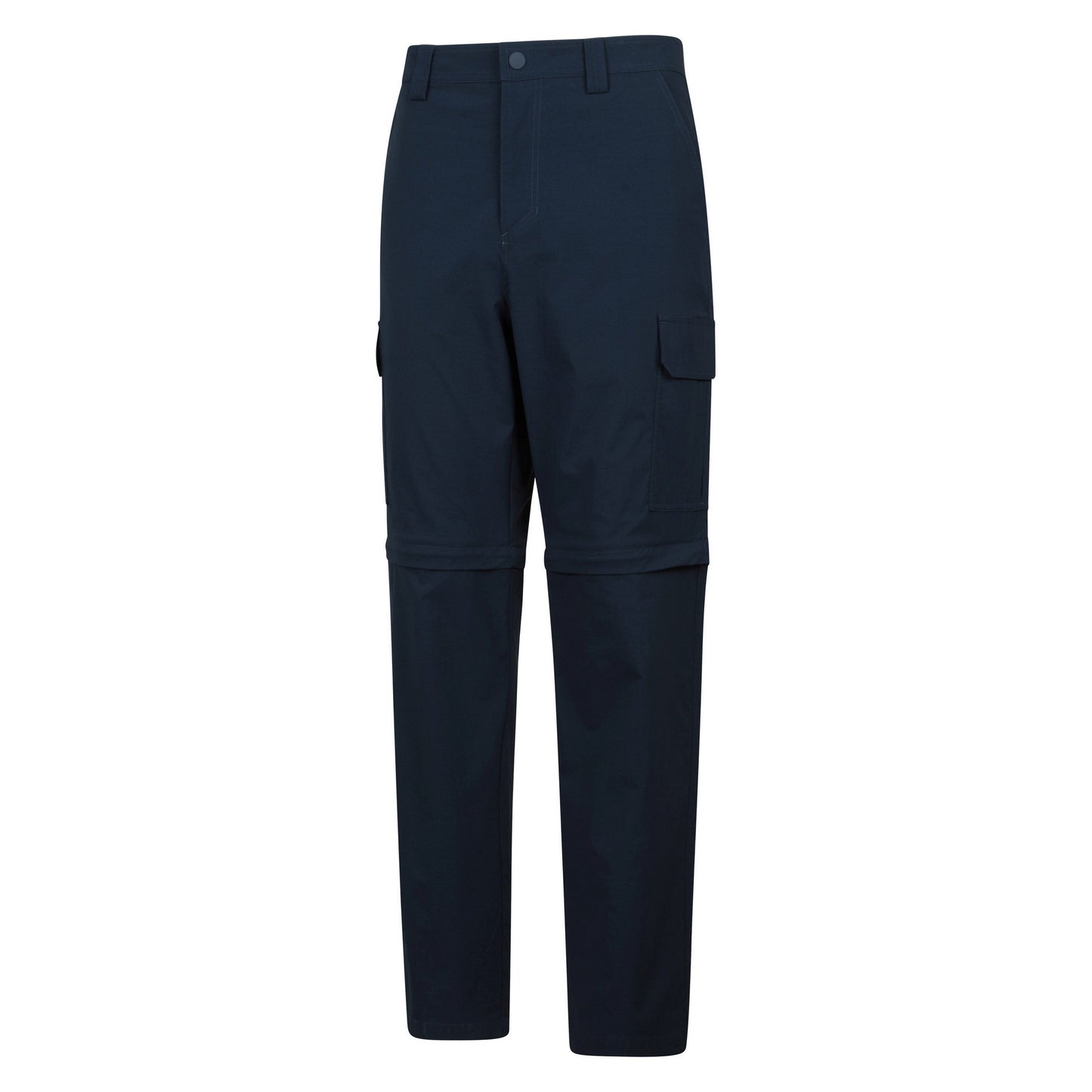 Navy - Lifestyle - Mountain Warehouse Mens Delta Stretch Zip-Off Regular Cargo Trousers