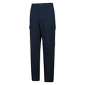 Navy - Lifestyle - Mountain Warehouse Mens Delta Stretch Zip-Off Regular Cargo Trousers