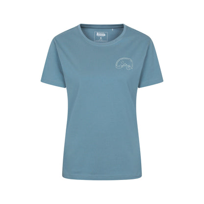 Navy - Front - Mountain Warehouse Womens-Ladies Tree Ring Relaxed Fit T-Shirt
