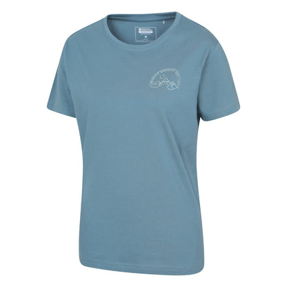 Navy - Side - Mountain Warehouse Womens-Ladies Tree Ring Relaxed Fit T-Shirt