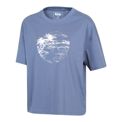 Blue - Lifestyle - Mountain Warehouse Womens-Ladies Beach Boxy T-Shirt