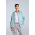 Light Blue - Front - Animal Womens-Ladies Idol Full Zip Hoodie