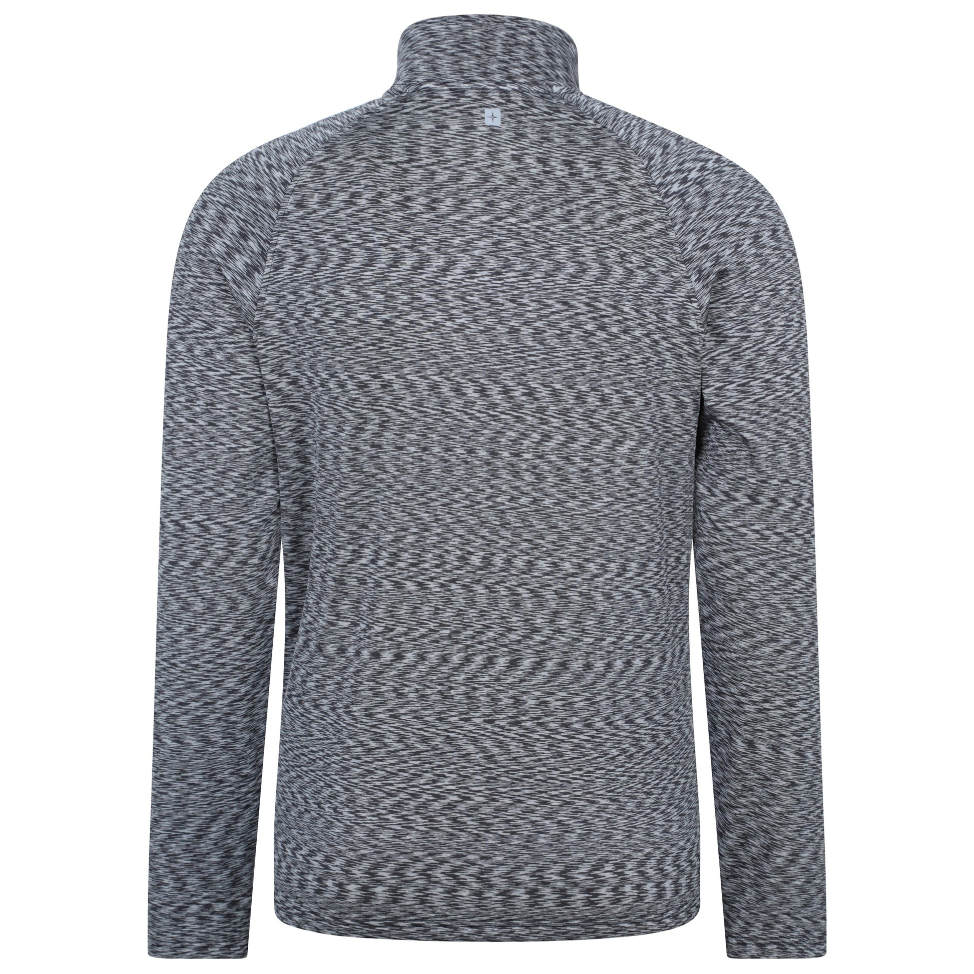 Black - Back - Mountain Warehouse Mens Power Quarter Zip Midlayer