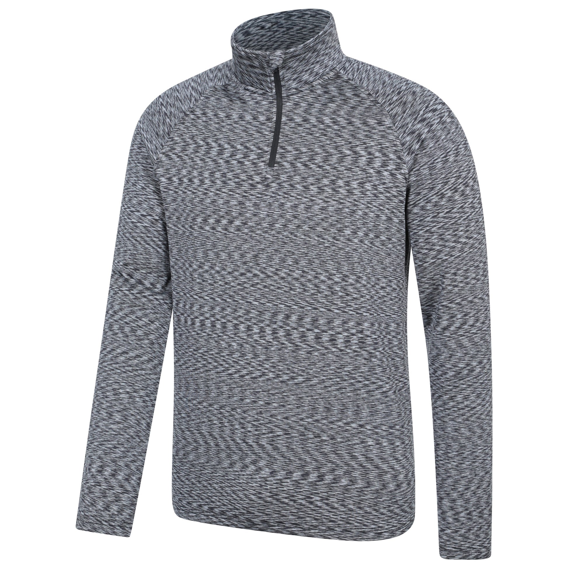 Black - Lifestyle - Mountain Warehouse Mens Power Quarter Zip Midlayer