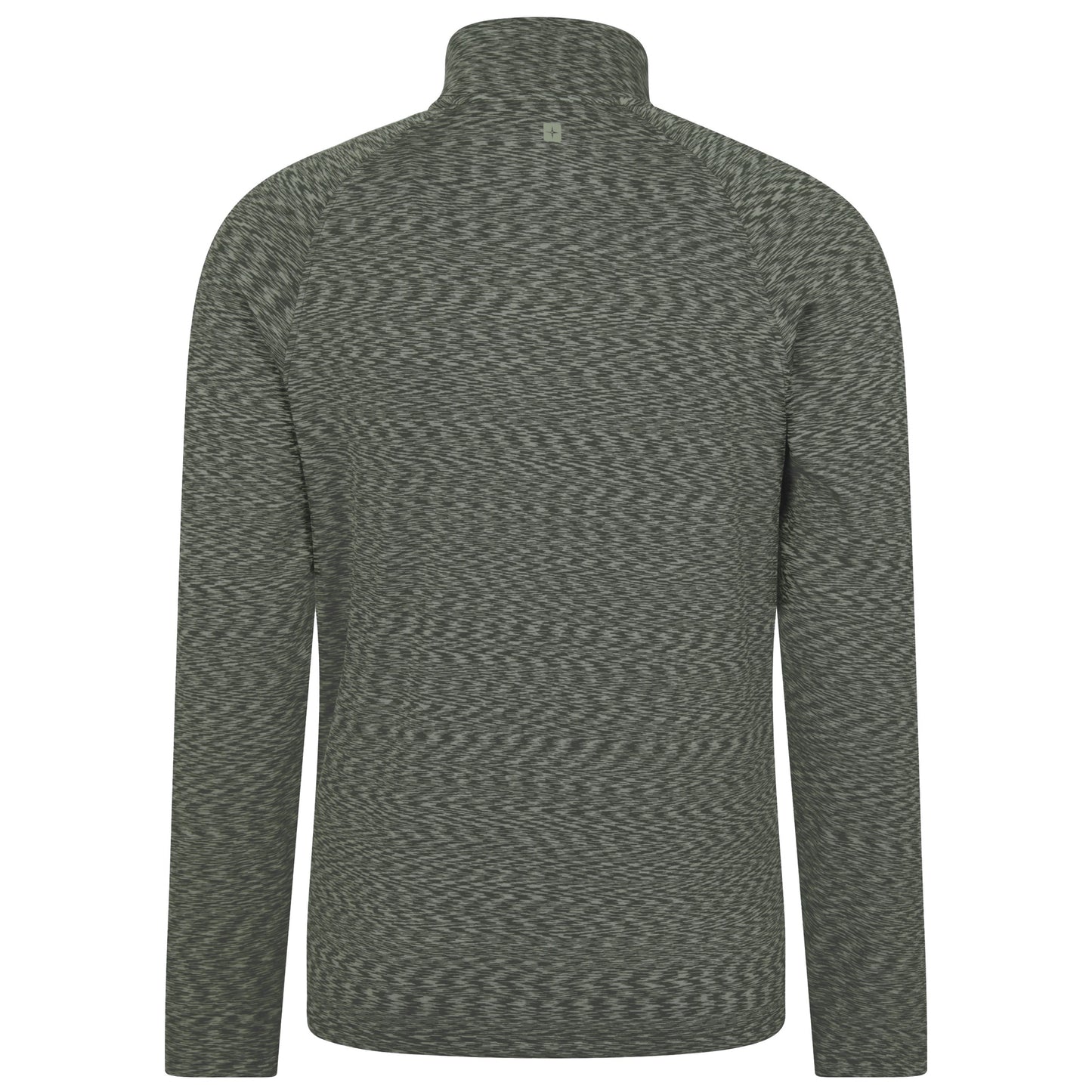 Khaki Green - Back - Mountain Warehouse Mens Power Quarter Zip Midlayer