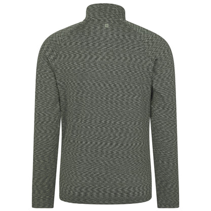 Khaki Green - Back - Mountain Warehouse Mens Power Quarter Zip Midlayer