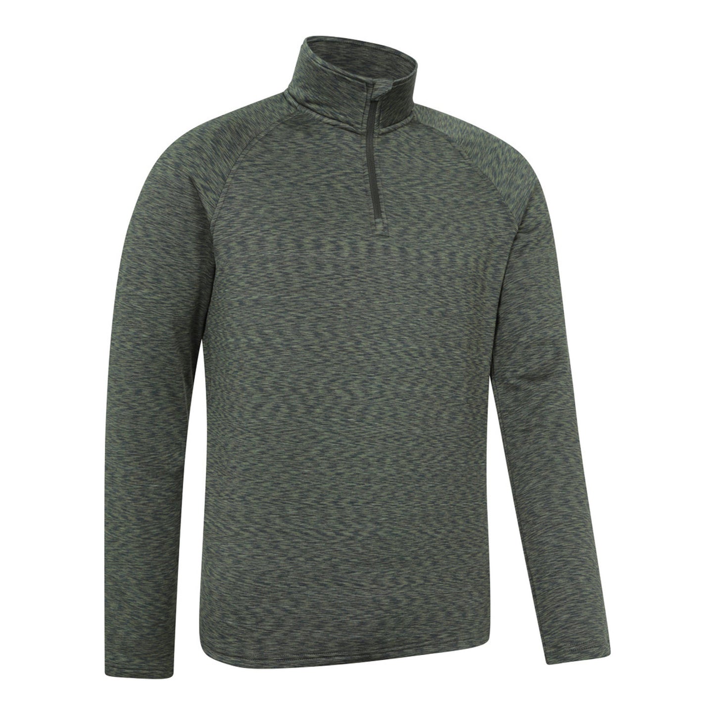 Khaki Green - Lifestyle - Mountain Warehouse Mens Power Quarter Zip Midlayer