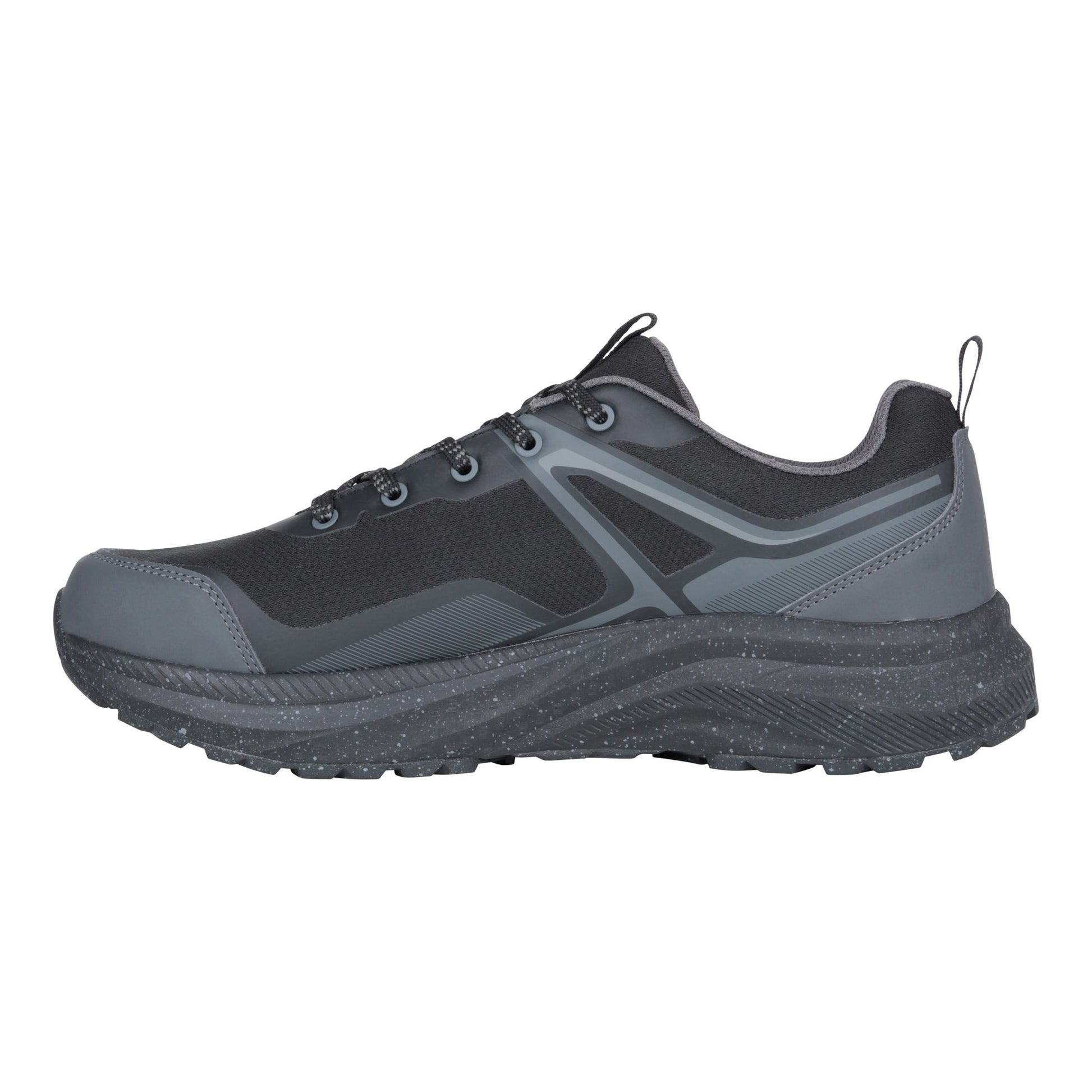 Black - Side - Mountain Warehouse Mens Momentum Waterproof Walking Shoes