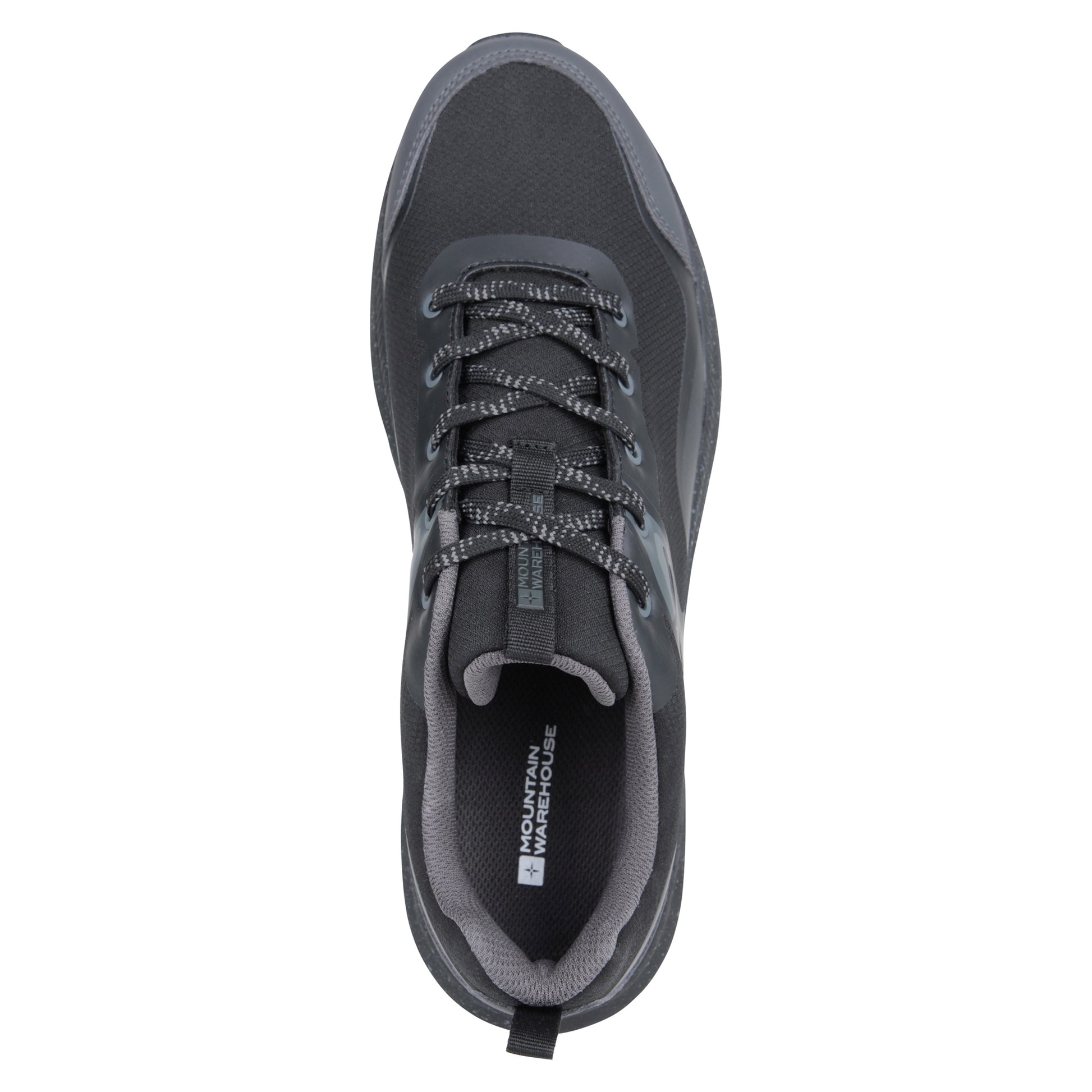 Black - Pack Shot - Mountain Warehouse Mens Momentum Waterproof Walking Shoes