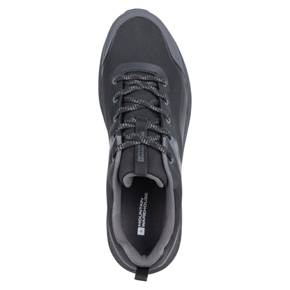 Black - Pack Shot - Mountain Warehouse Mens Momentum Waterproof Walking Shoes
