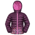 Grape - Front - Mountain Warehouse Childrens-Kids Seasons Dandelions Padded Jacket