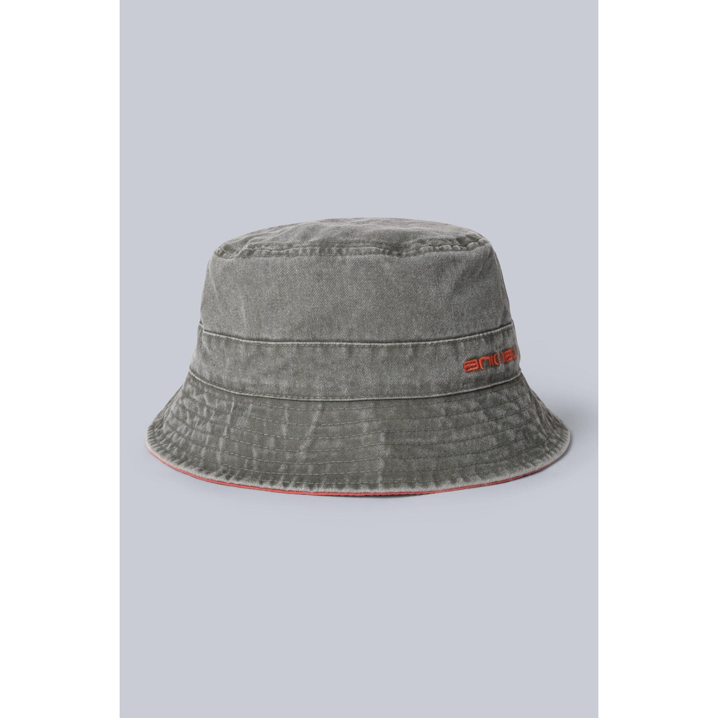Dark Khaki - Front - Animal Mens Sean Organic Bucket Hat