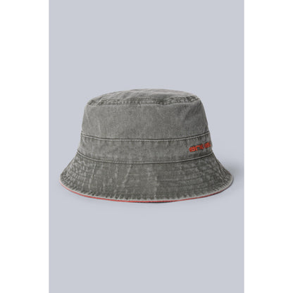 Dark Khaki - Front - Animal Mens Sean Organic Bucket Hat